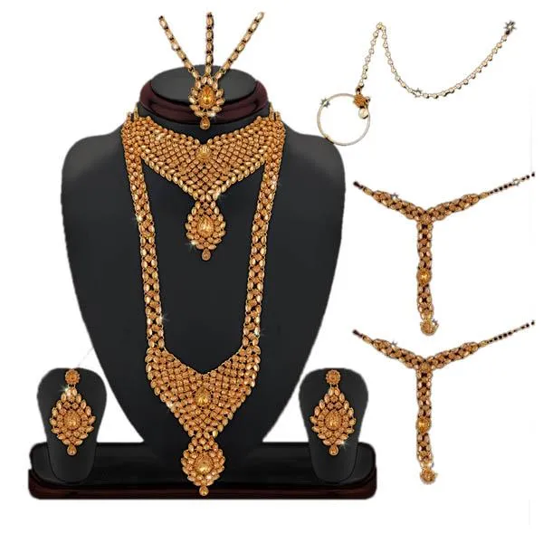 14Fashions Gold Plated Bridal Jewellery Set