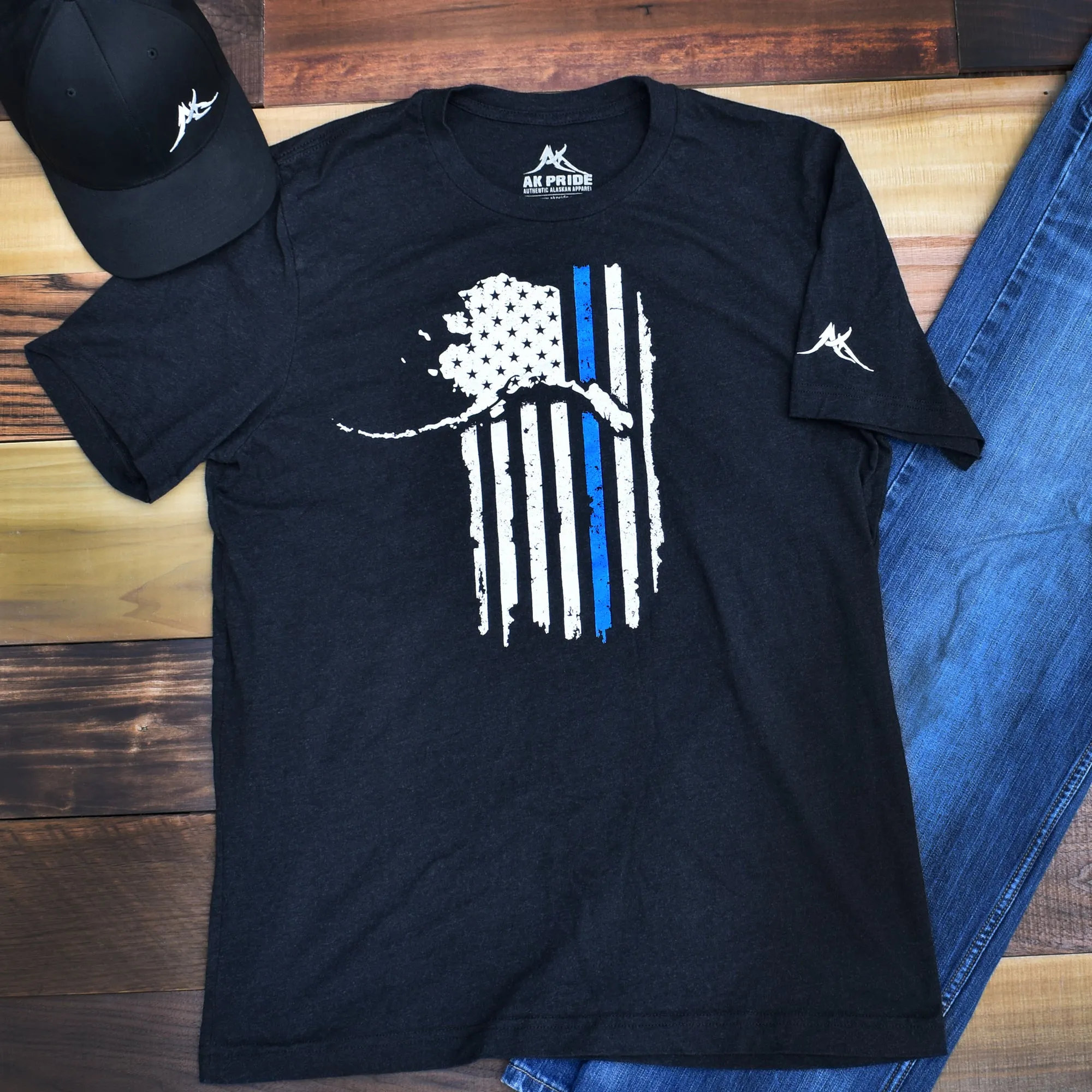 Alaskan Patriot Police Support Shirt