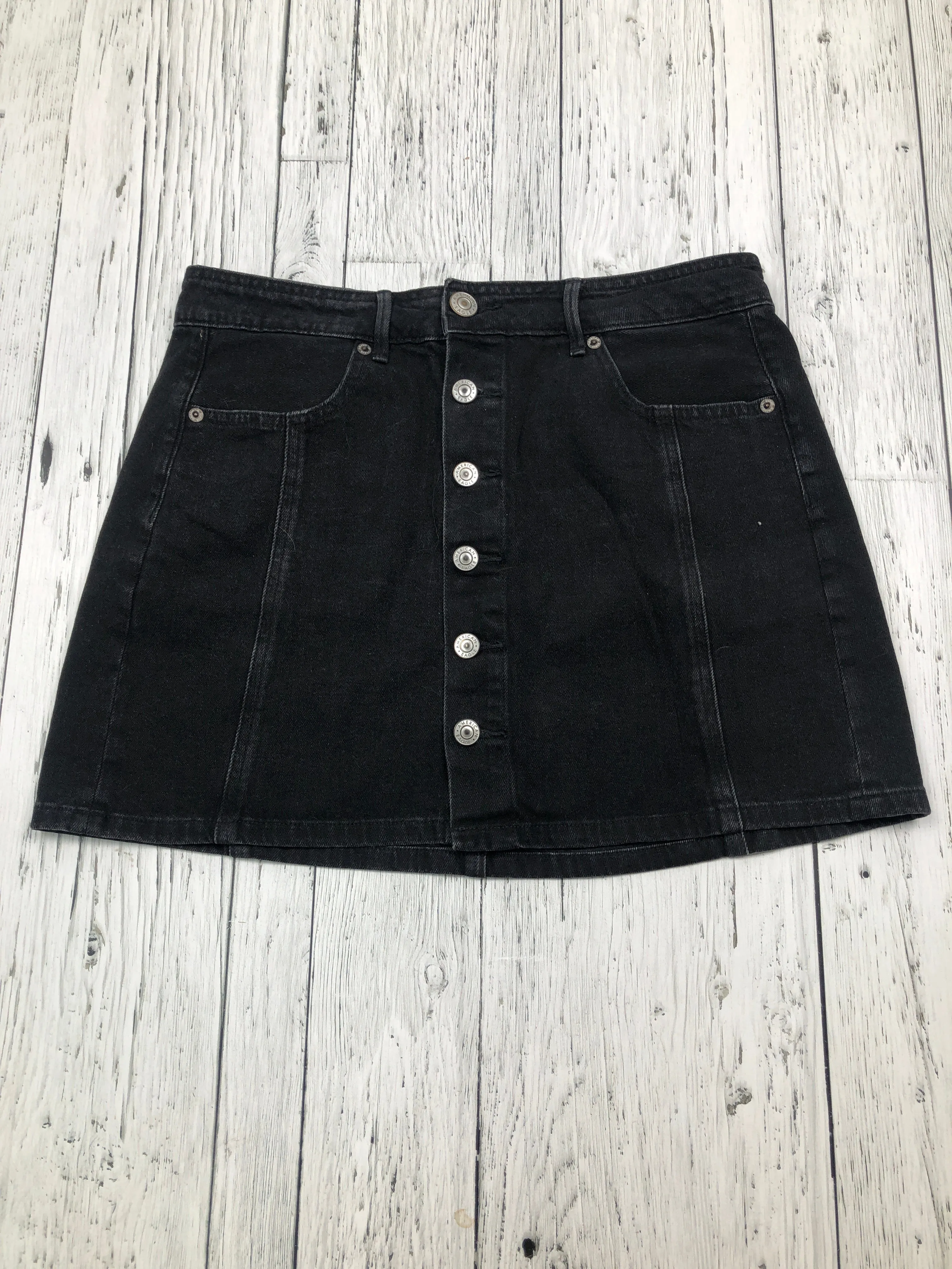 American Eagle black denim skirt - Hers M/8