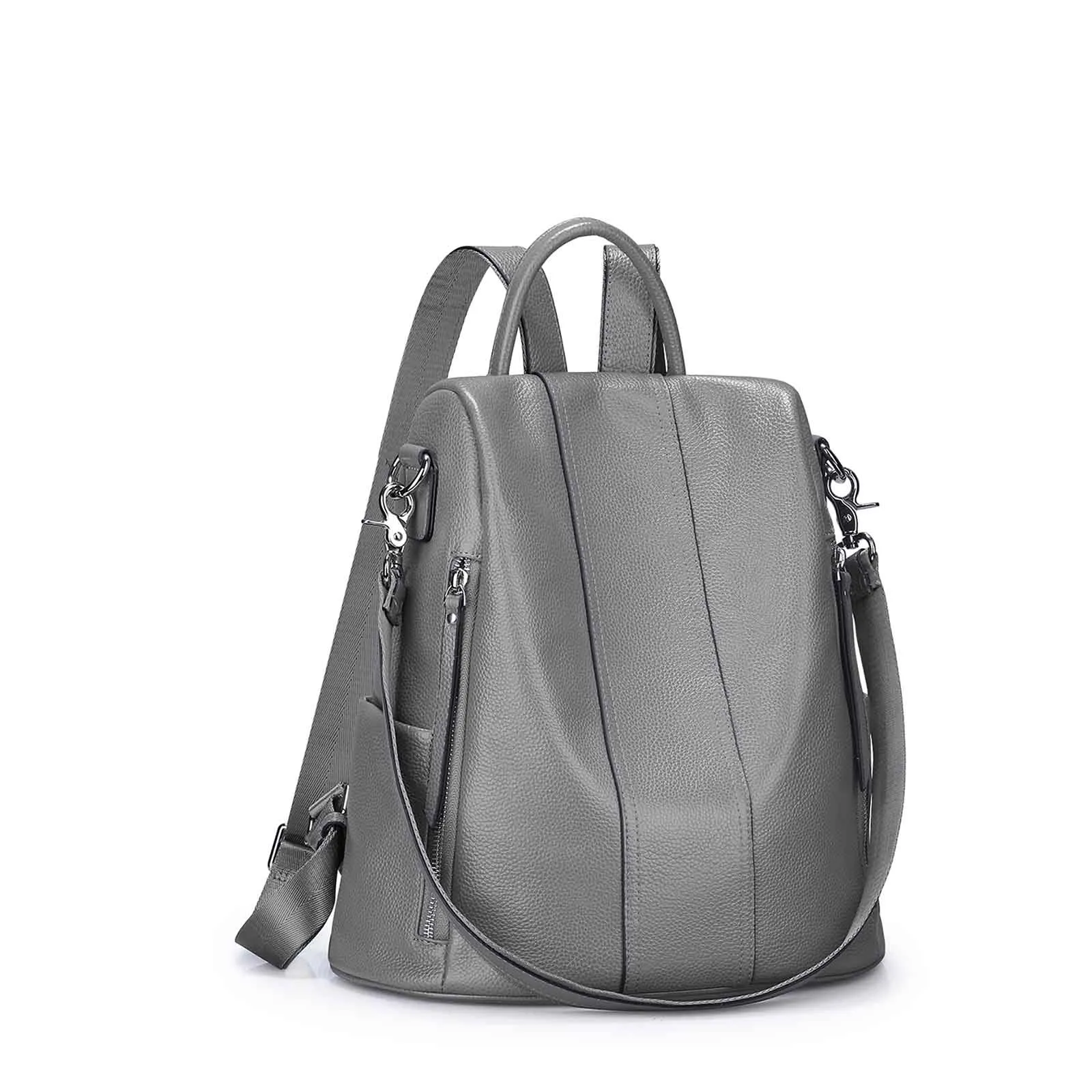 Anti-theft Soft Leather Women Backpack