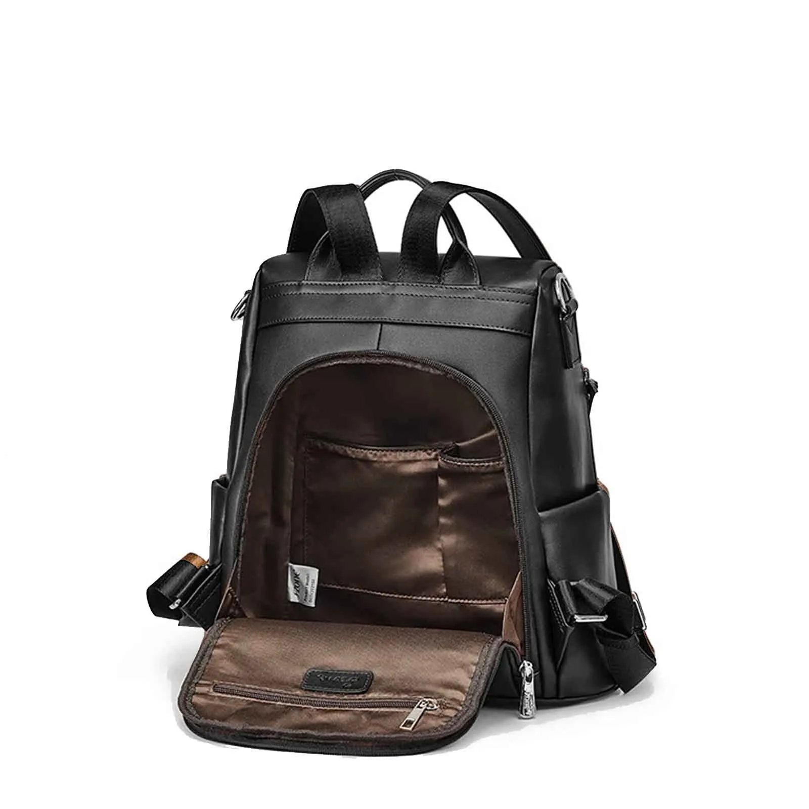 Anti-theft Soft Leather Women Backpack