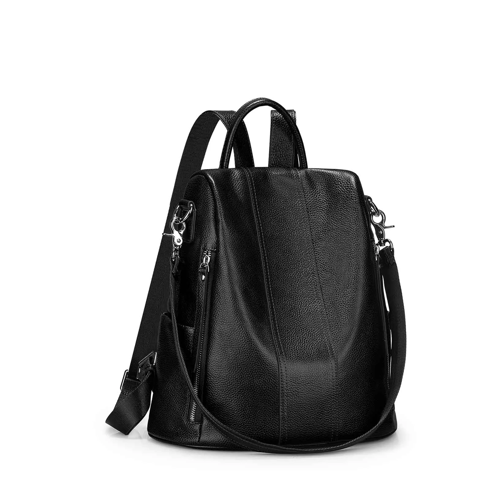 Anti-theft Soft Leather Women Backpack