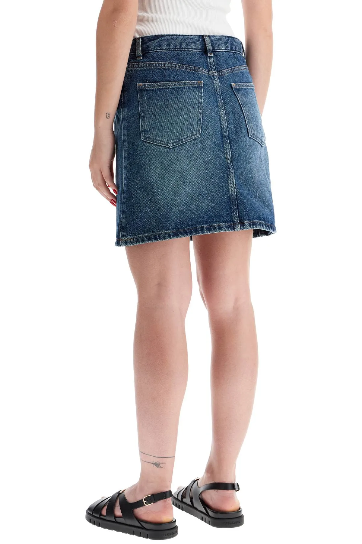 A.p.c. denim mini skirt