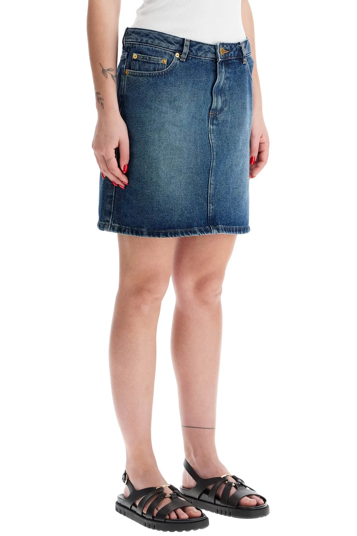 A.p.c. denim mini skirt