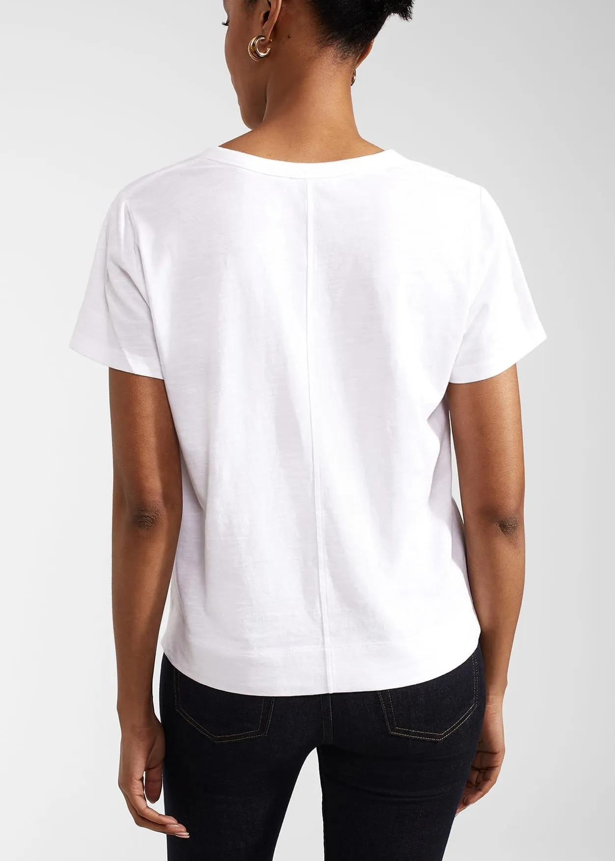 Arianna Slub T-shirt 0124/2932/1144l00 White