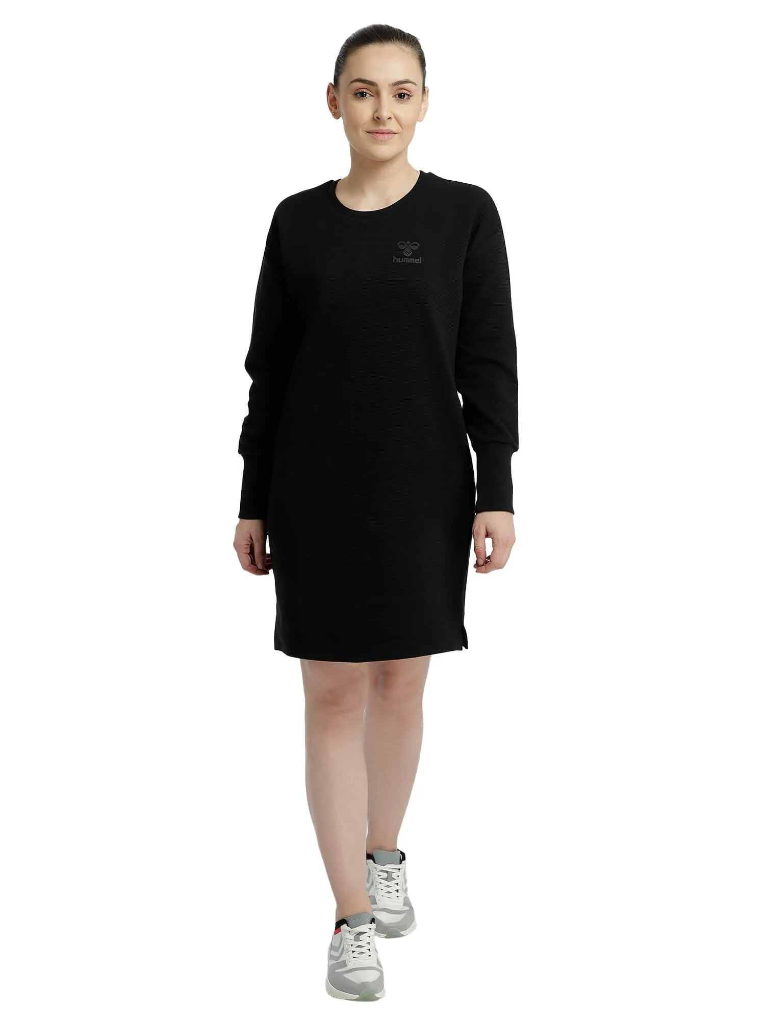 Atalanta Women Cotton Black Dress