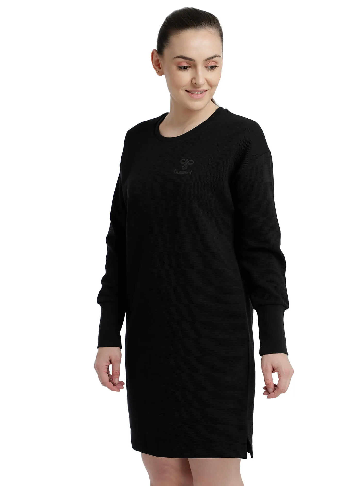 Atalanta Women Cotton Black Dress