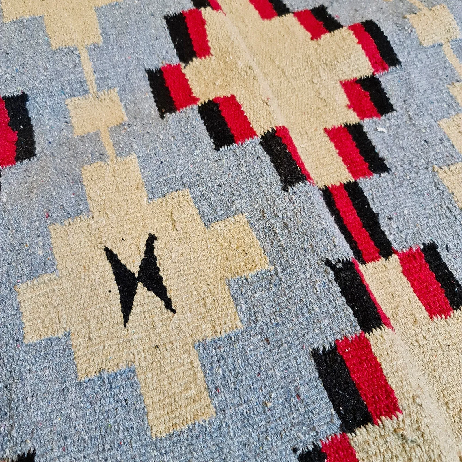 Aztec Pattern Cotton Rug