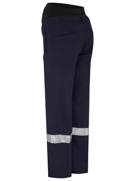 Bisley Womens Taped Maternity Drill Pants BPLM6009T