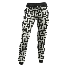 Black And White Beauty Women Sweatpants