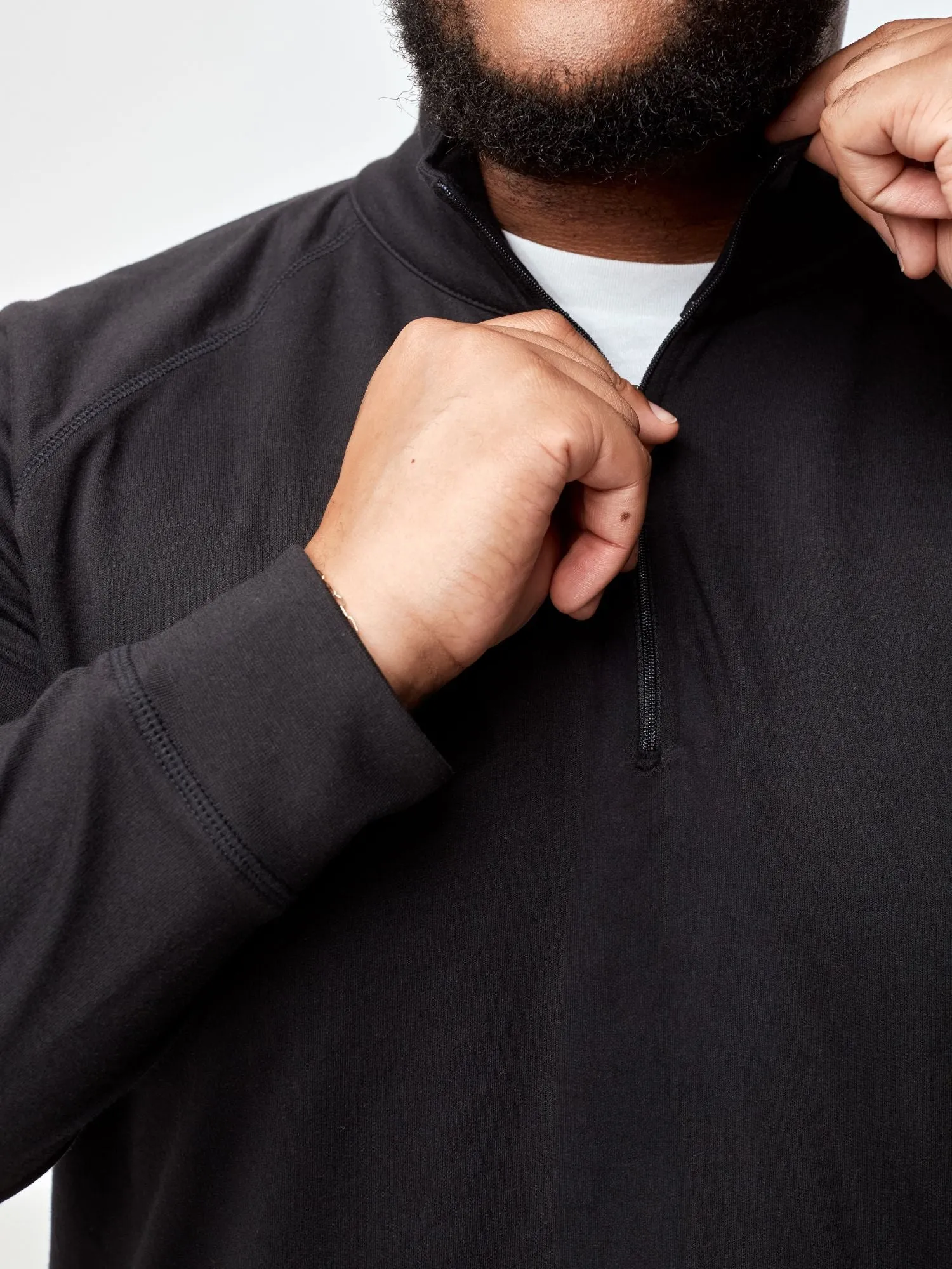 Black Quarter Zip