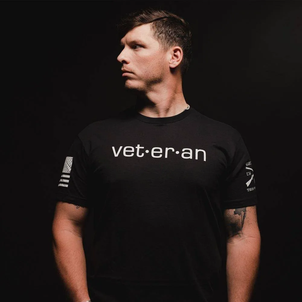 Blank Check Veteran T-Shirt - Black