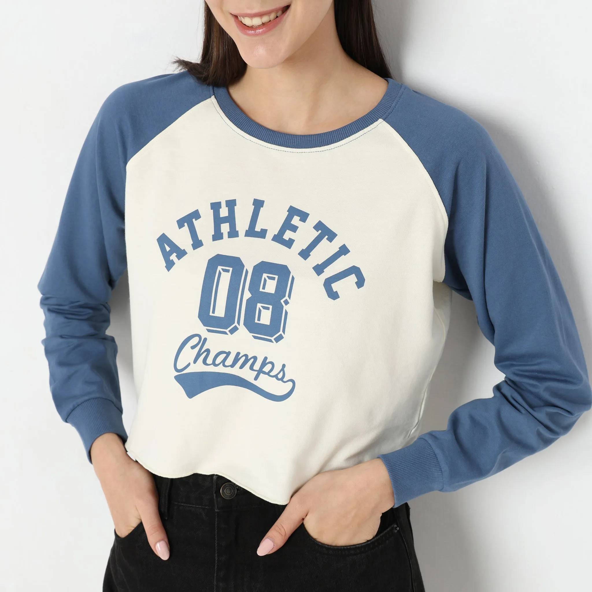 Boxy Fit Graphic Sweatshirt