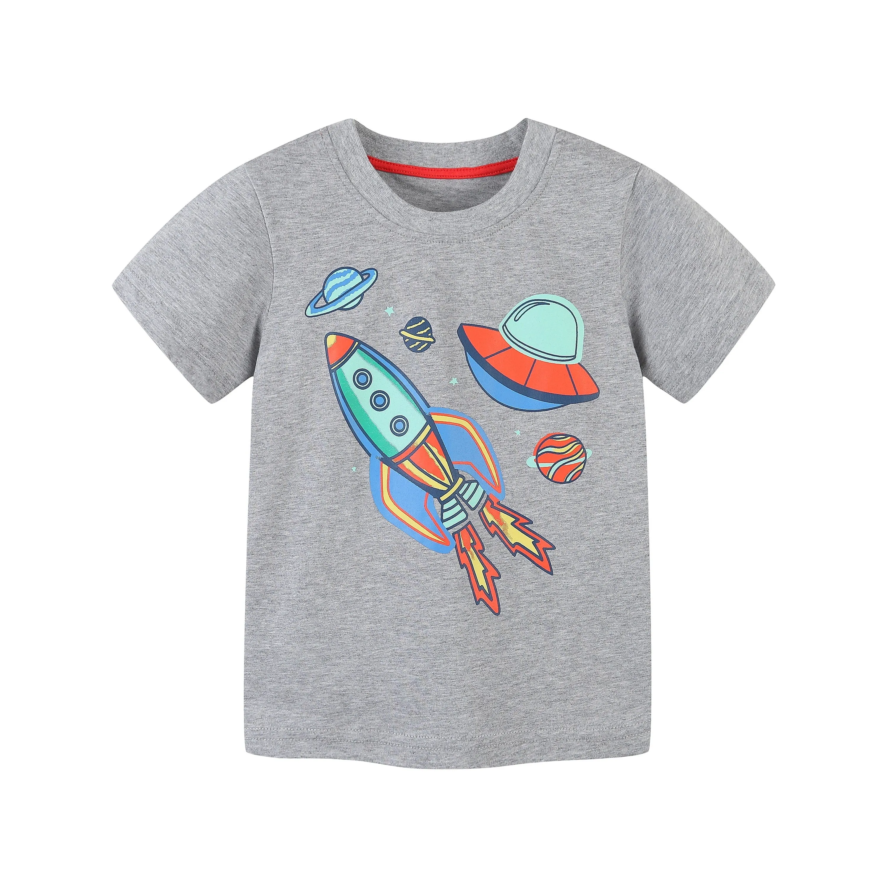 Boys Cotton T-shirts Summer Tees & Tops for Baby Boys Airplane , Rockets  | Toddler Boys T-Shirts kid Clothing Gift for Boy Outfit Pack of 3