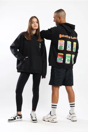 CAMPBELL MEME HOODIE - BLACK