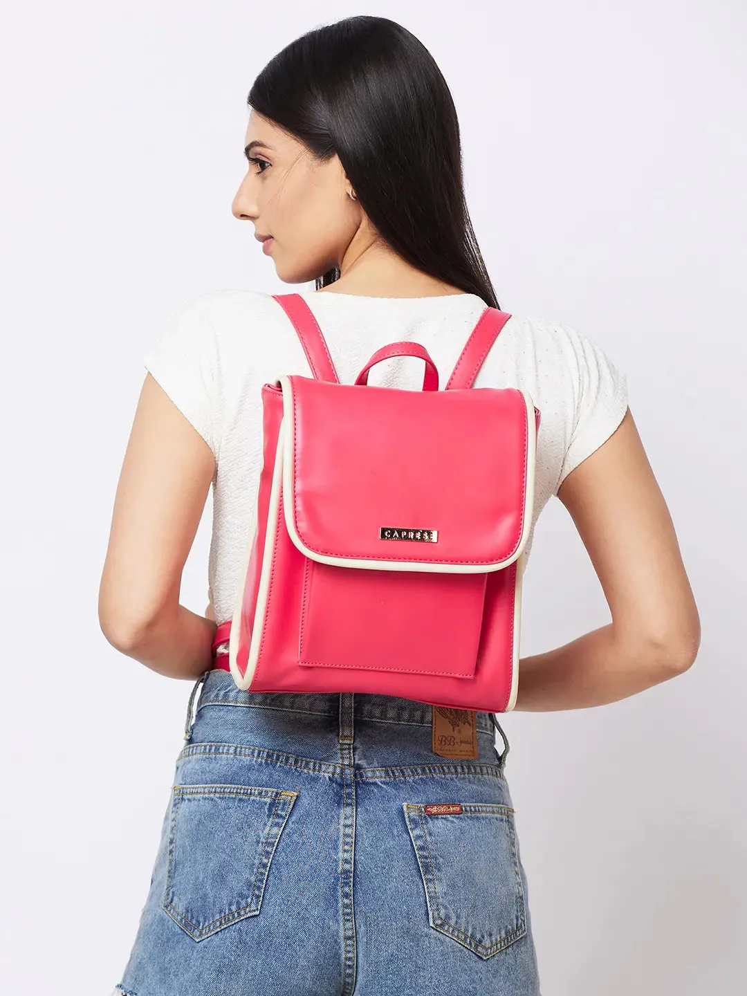 Caprese Gracie Backpack Medium Magenta