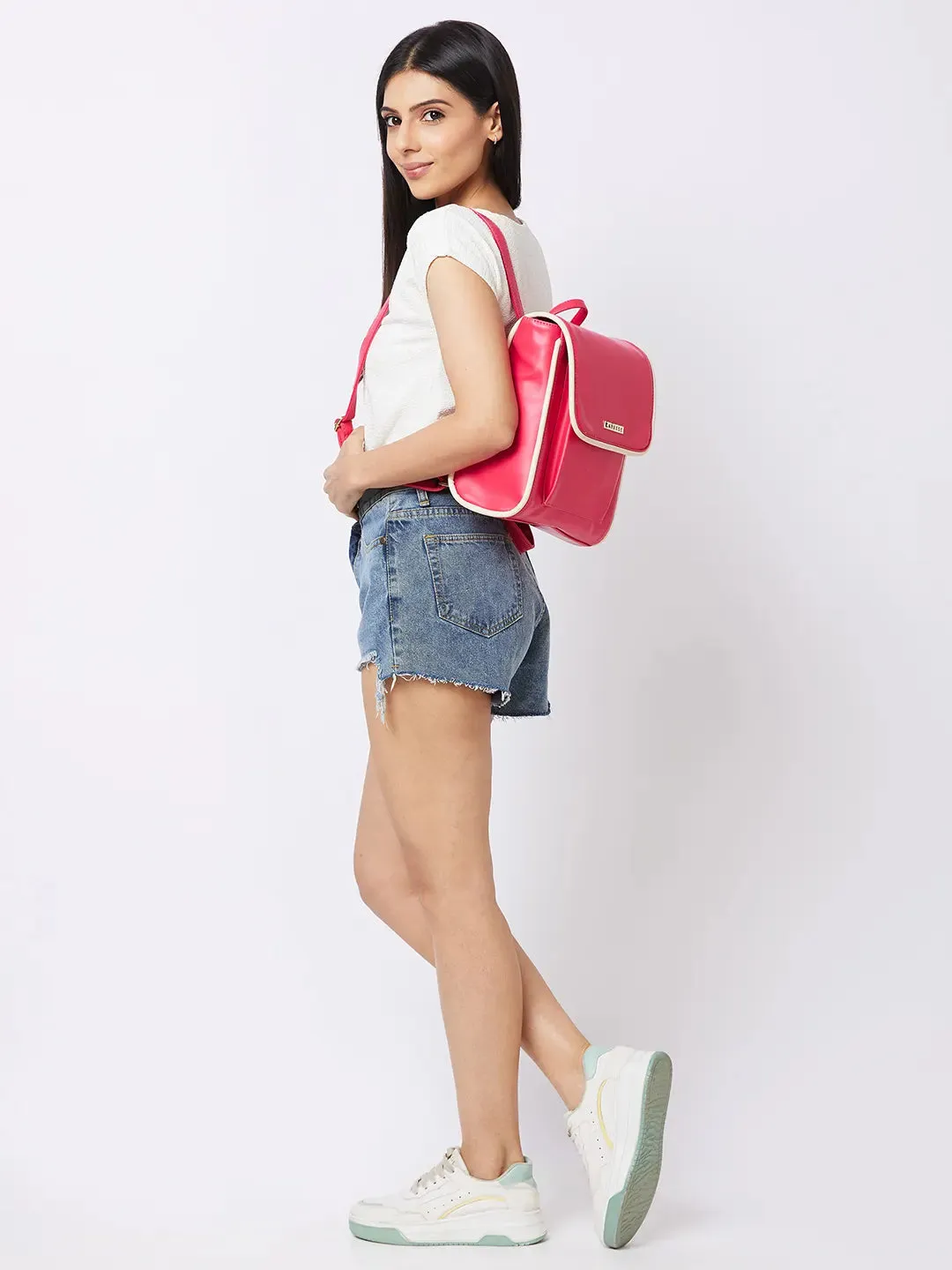 Caprese Gracie Backpack Medium Magenta