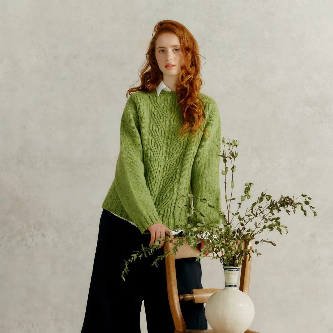 Cozy Chunky Knit Fisherman Jumper - Eriskay Design