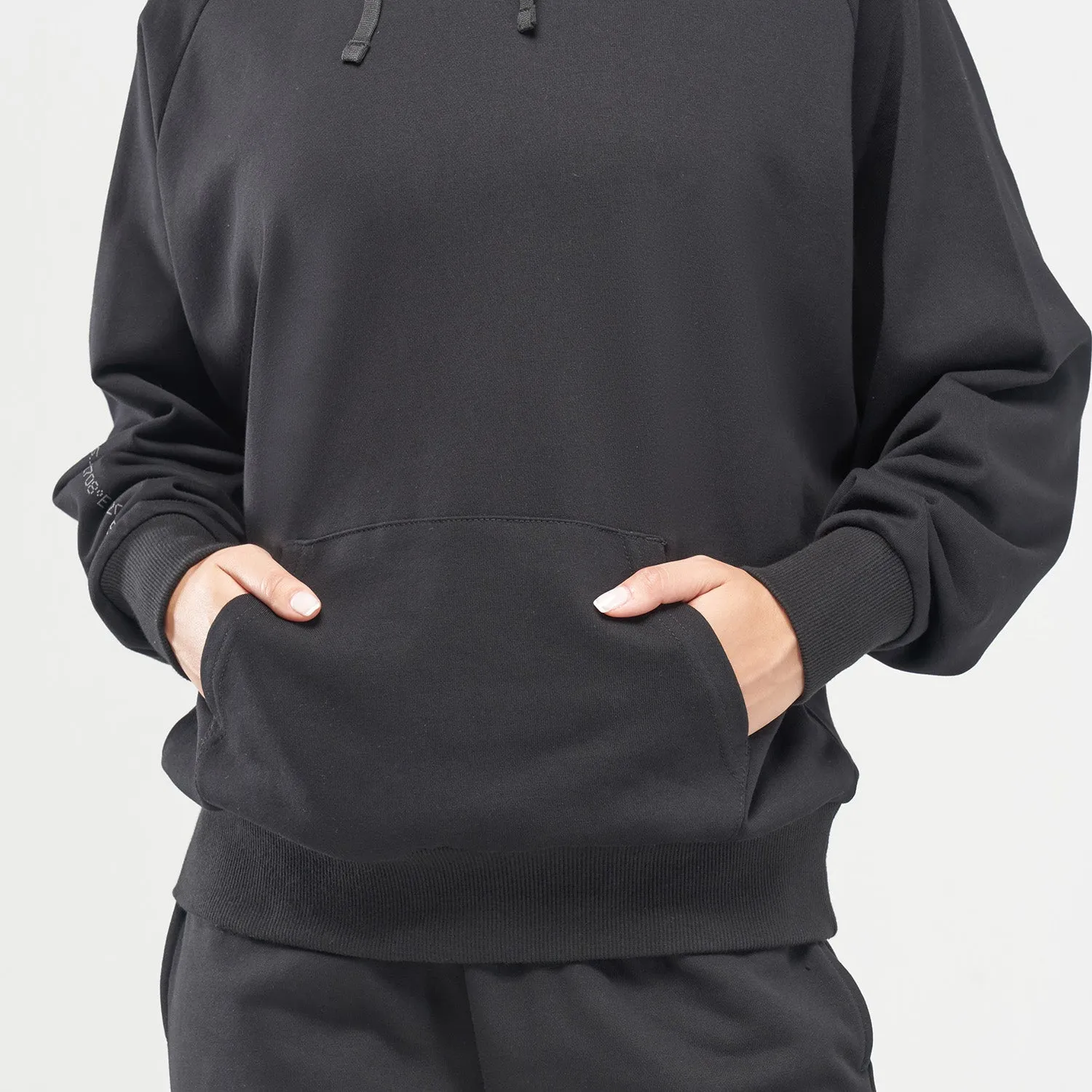 Code Batwing Hoodie - Black