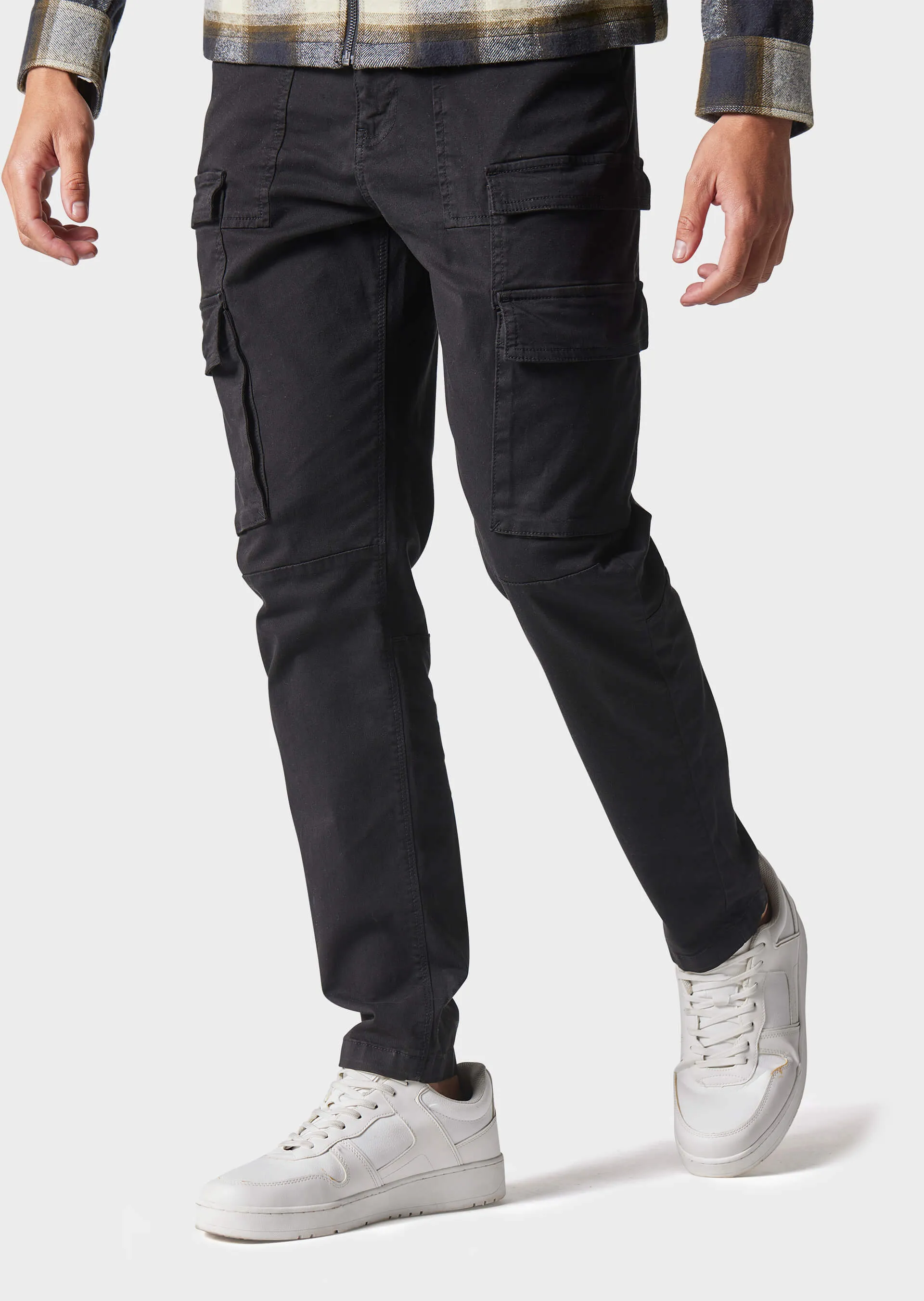 Concor Black Cargo Pants