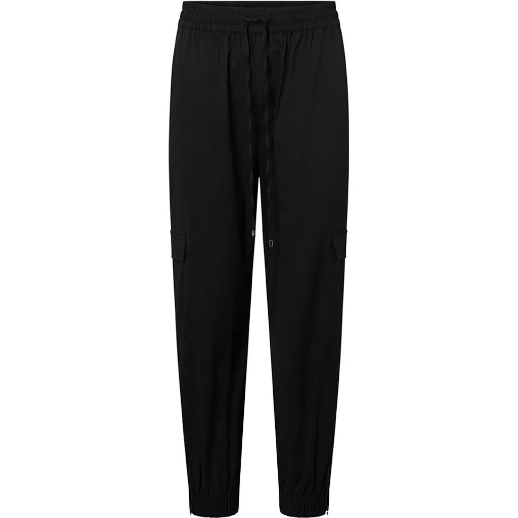 Cool loose fit Abi cargo pants (RW) / 100006 - Black (Nero)