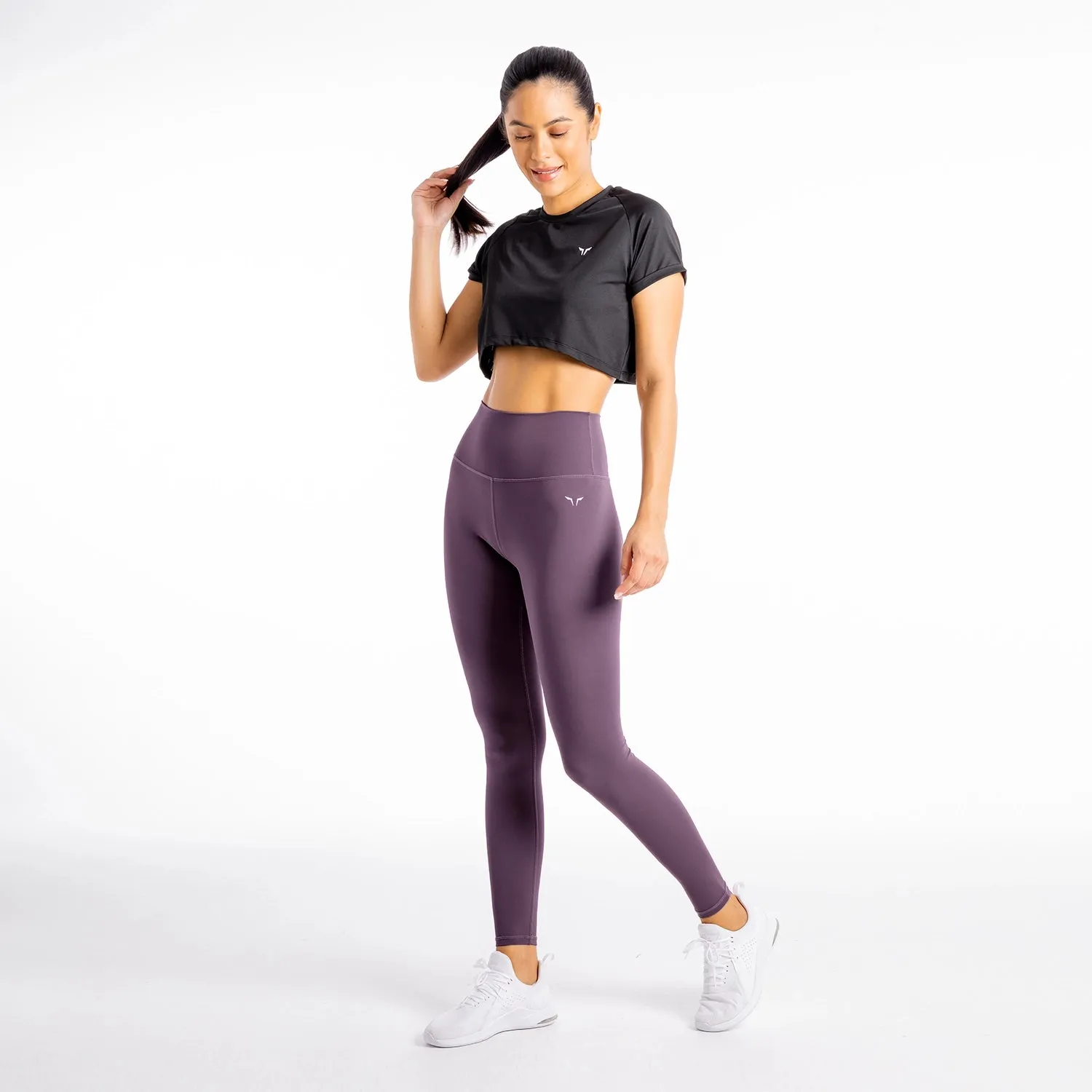 Core Agile Leggings -  Smoked Grape