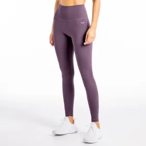 Core Agile Leggings -  Smoked Grape