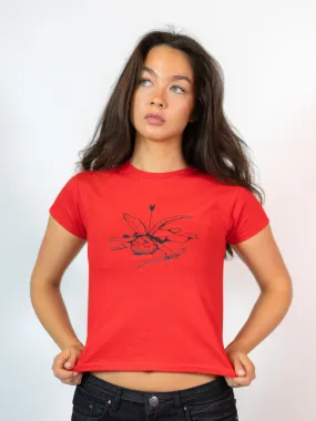 CUPID, BABY TEE - RÖD