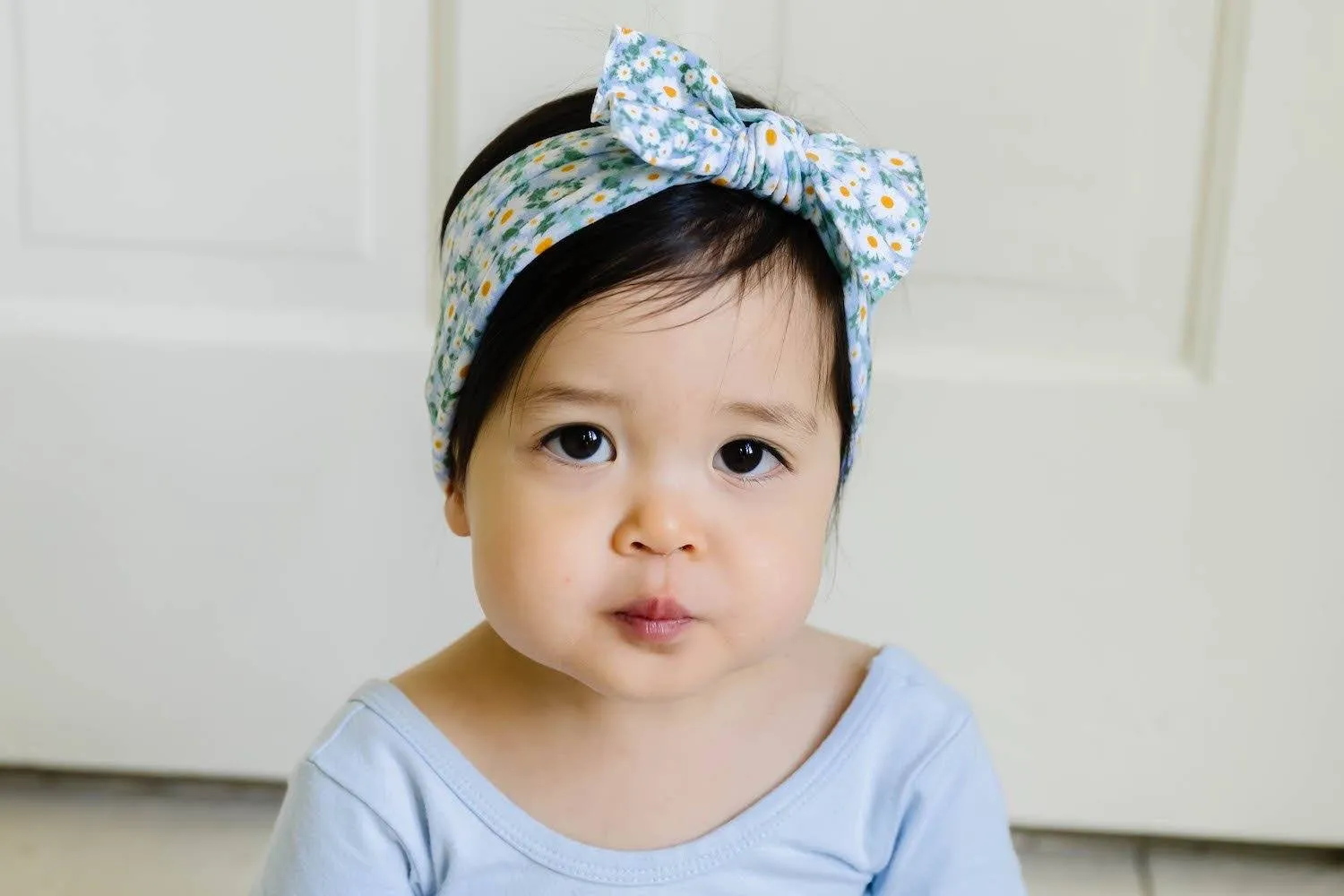 Dilly Daisy Printed Knot Headband