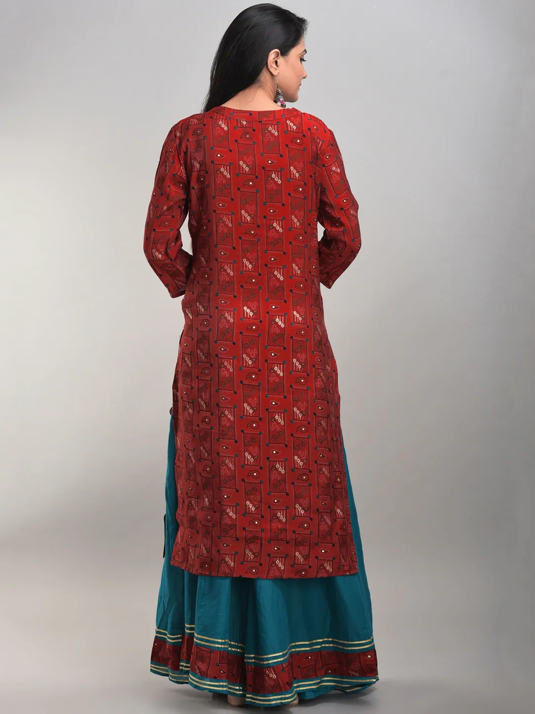 Ethnic Printed Kurta Palazzo