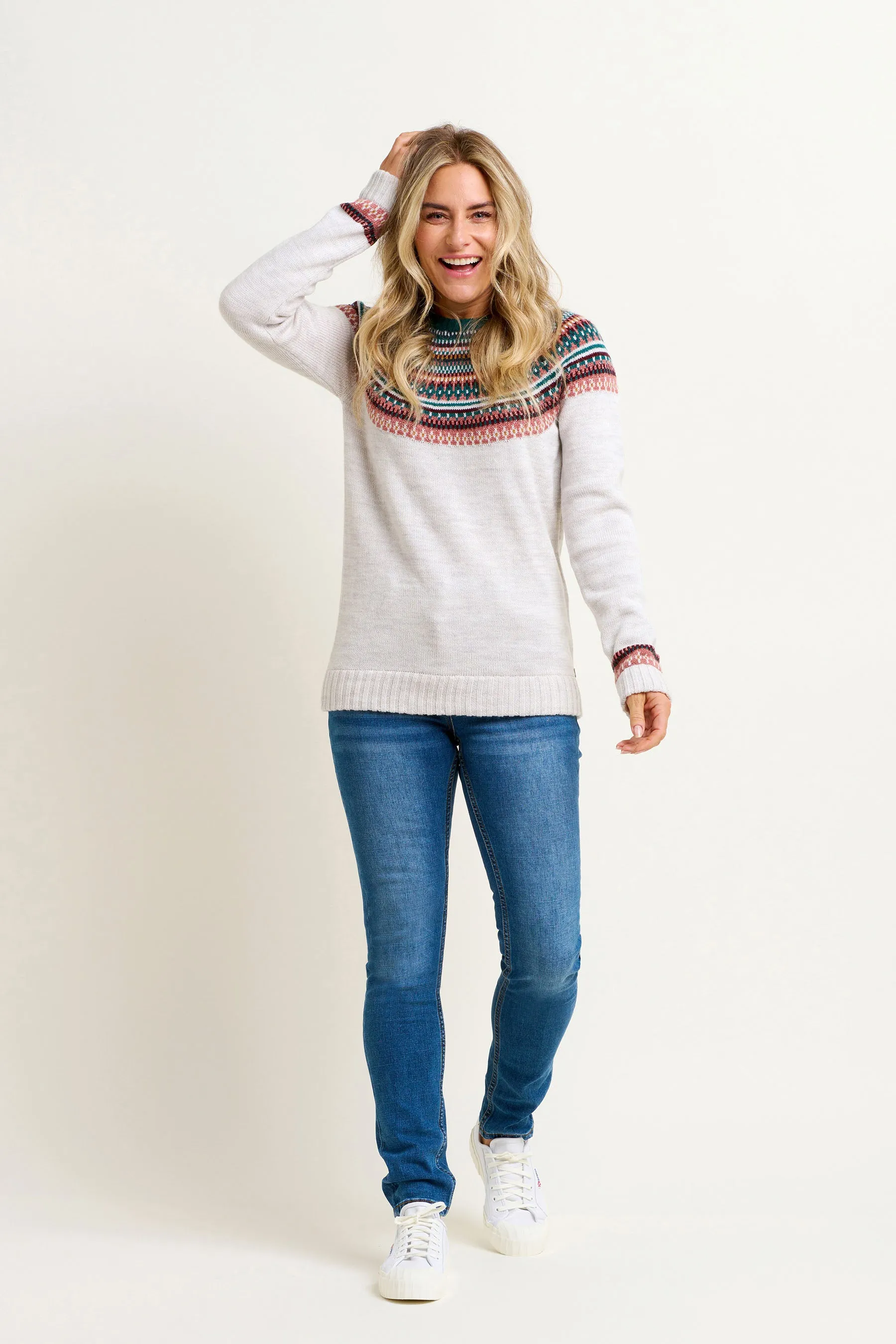 Fairisle Sparkle Knitted Jumper