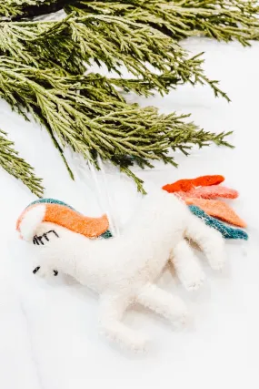 Felt Unicorn Ornament