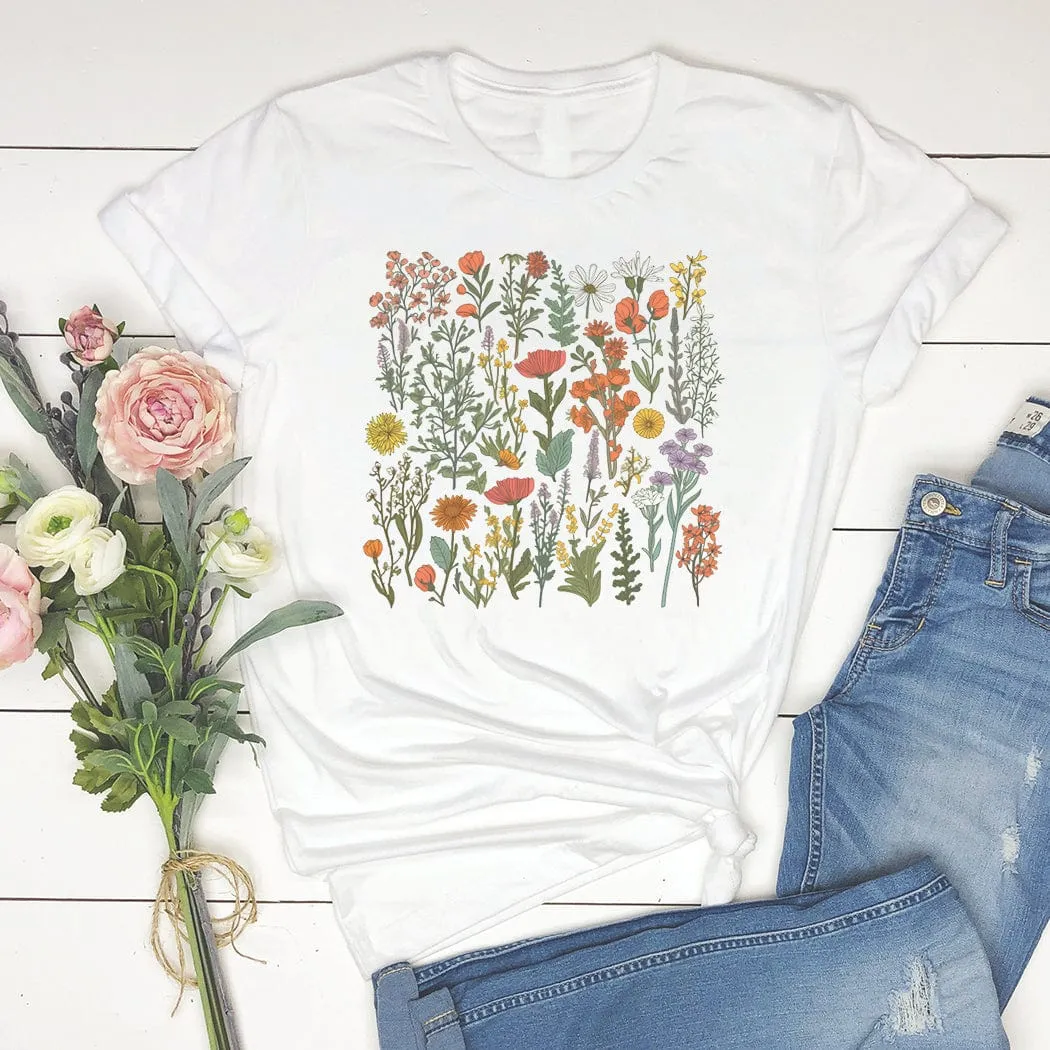 Floral Collection 9 Spring Graphic T-Shirt - SP409