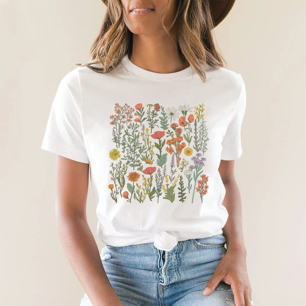 Floral Collection 9 Spring Graphic T-Shirt - SP409