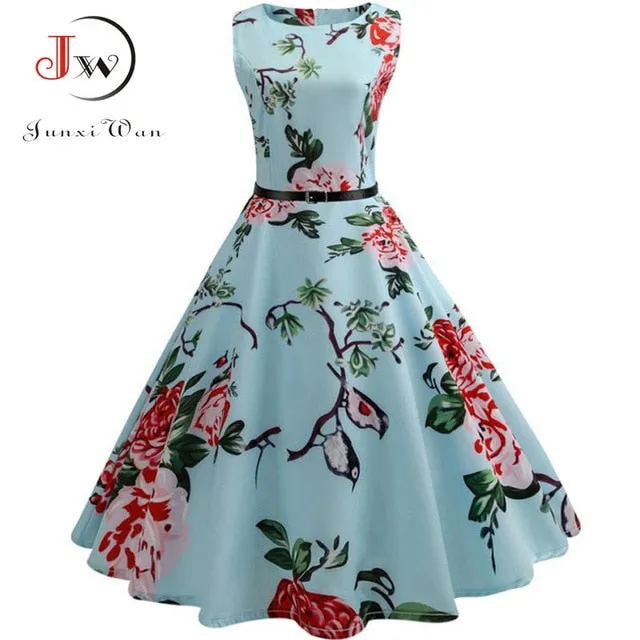 Floral Vintage Party Dress