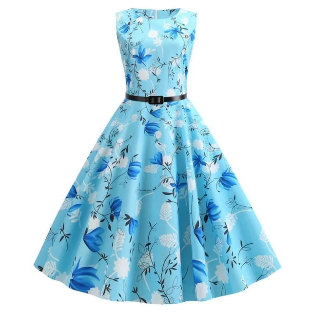 Floral Vintage Party Dress