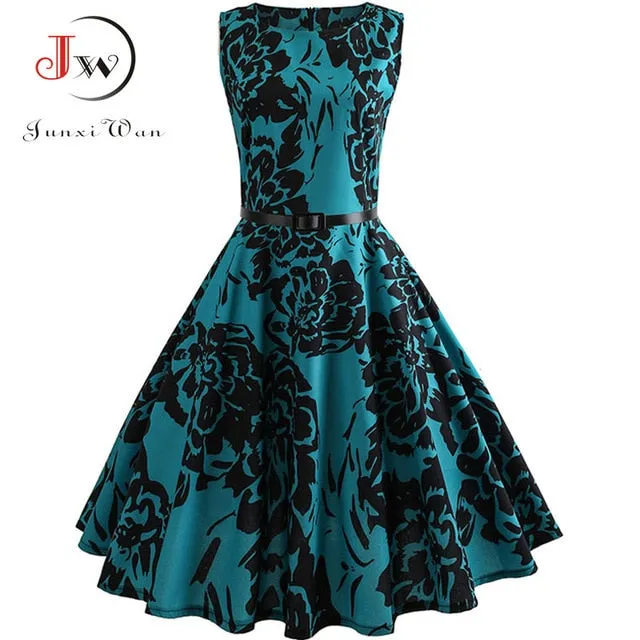 Floral Vintage Party Dress