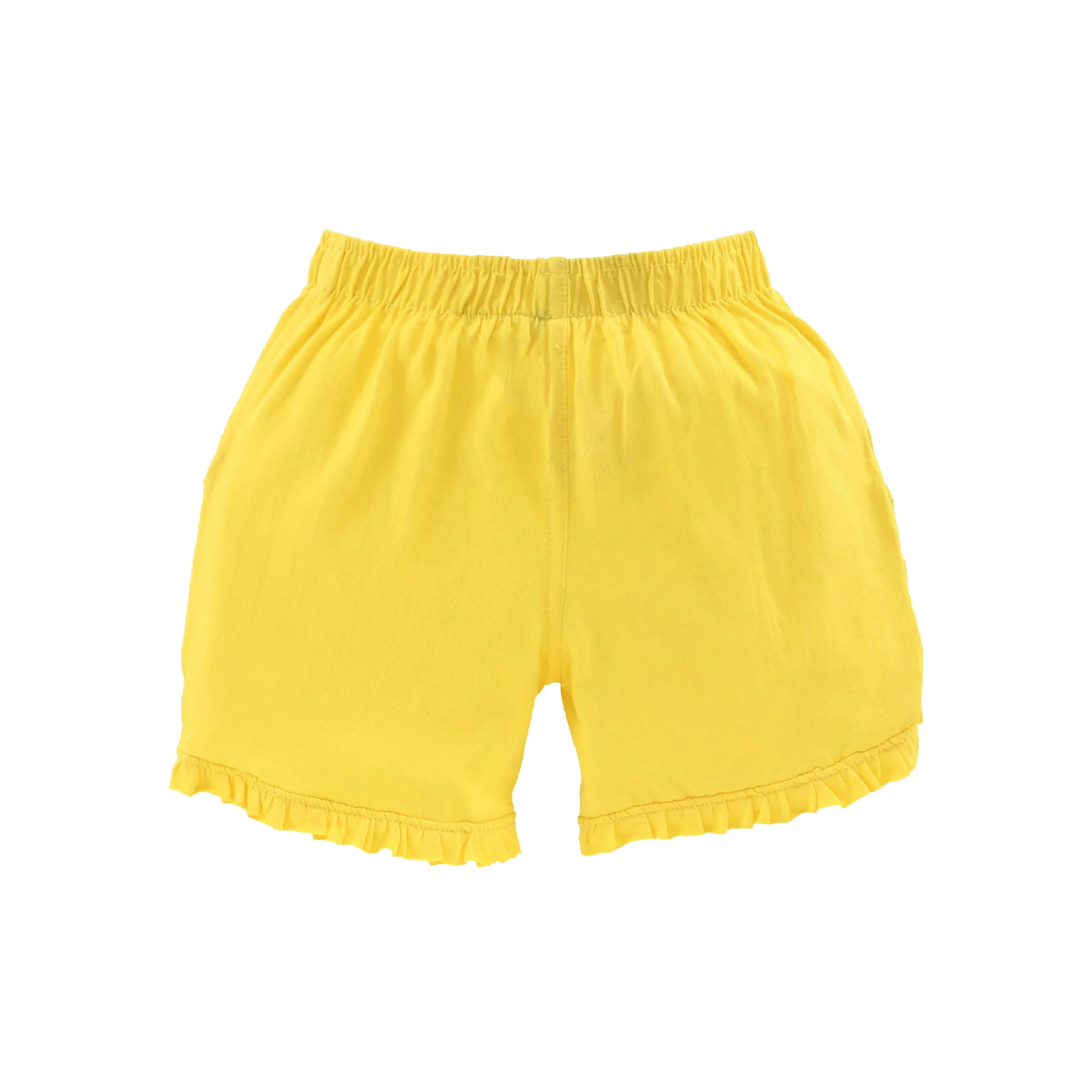 Girls Cotton Hot Shorts-Pack of 2