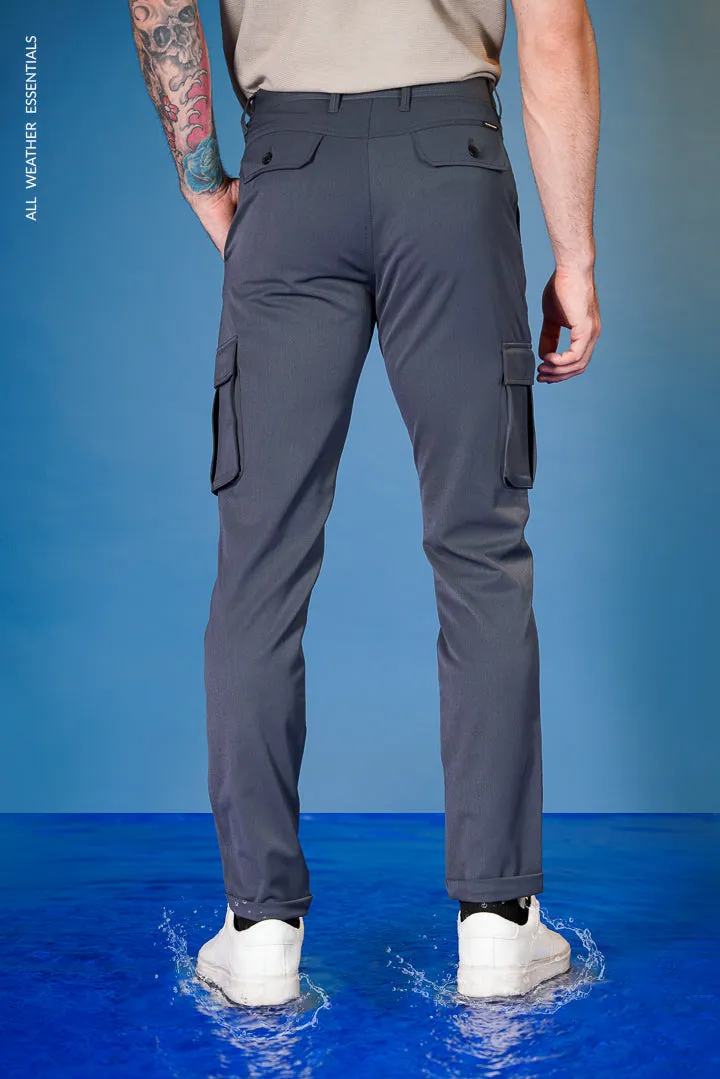 Grey All Weather Cargo Stretch Pants