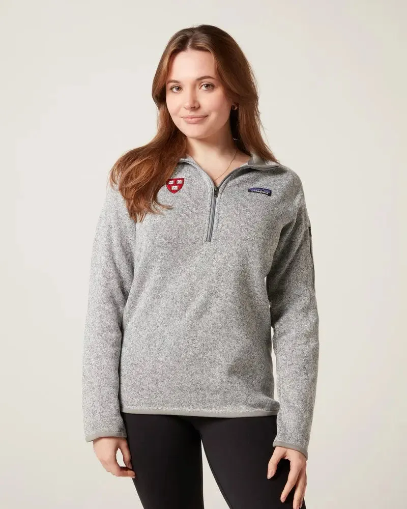 Harvard Women's Patagonia Better Sweater 1/4 Zip