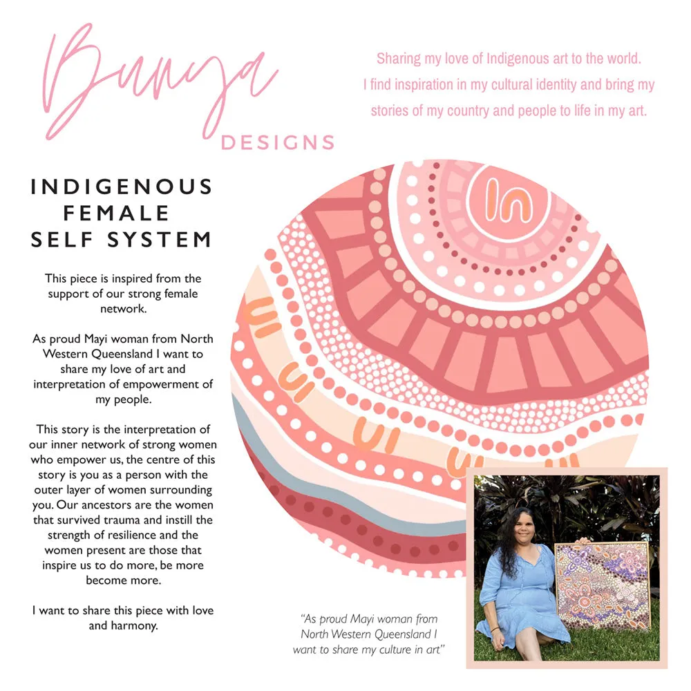 Indigenous Female Self System - Art Print by Leah Cummins