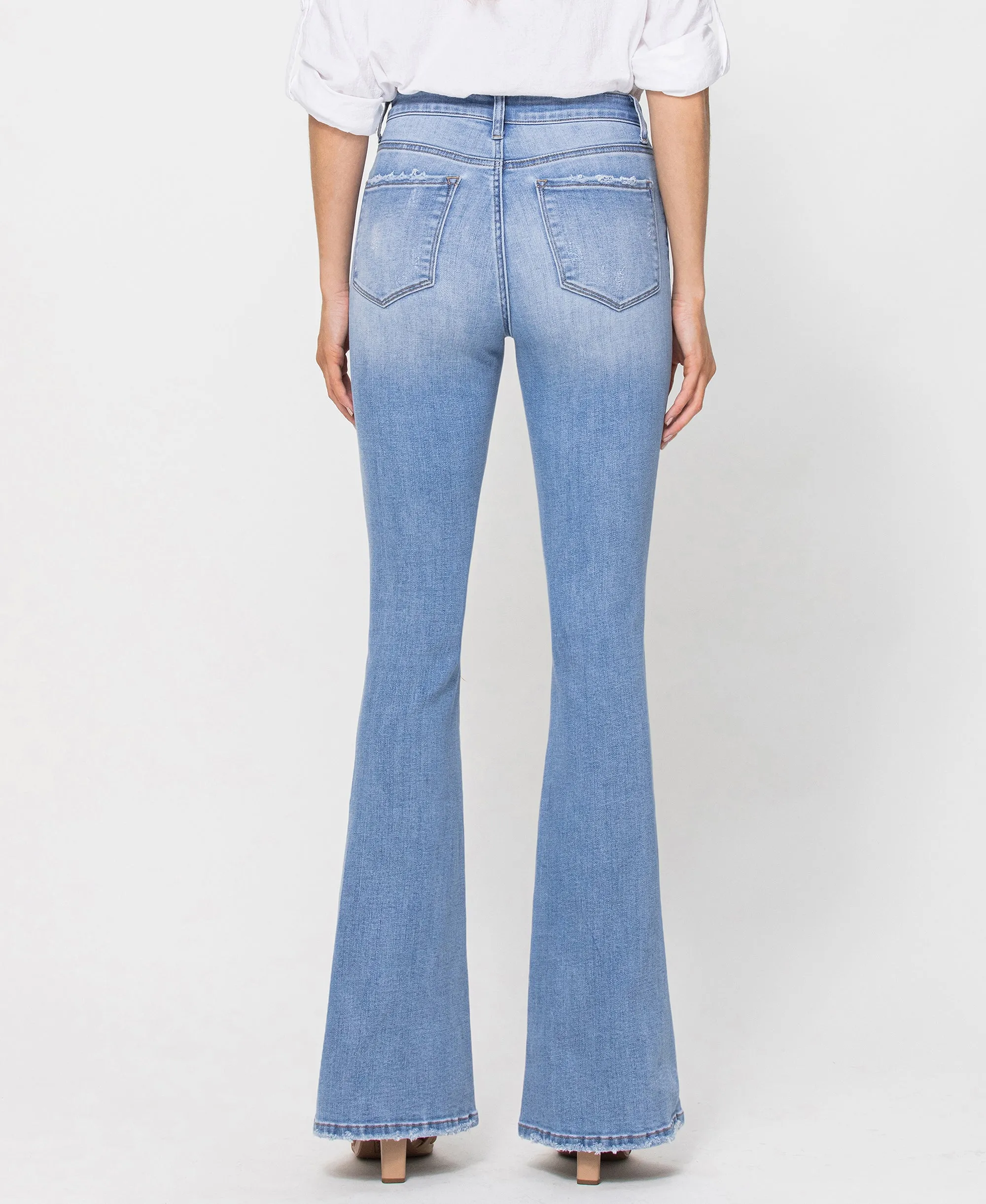 Just Fine - High Rise Flare Jeans