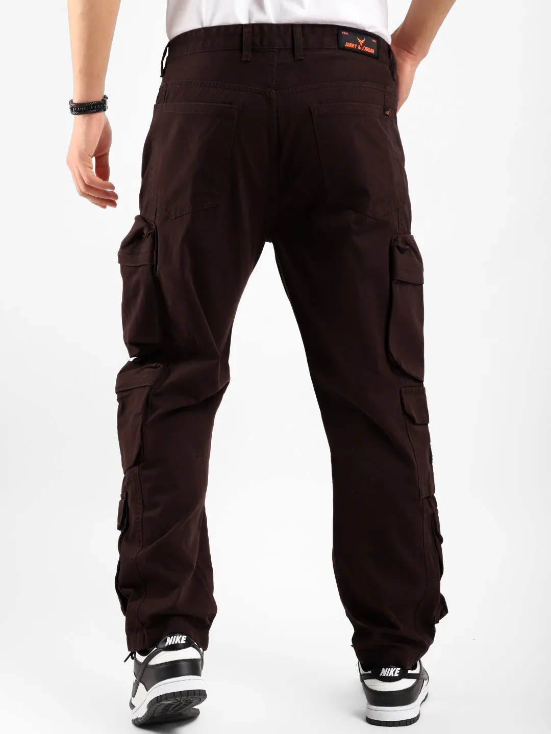 Kyubic Coffee Cargo Pants