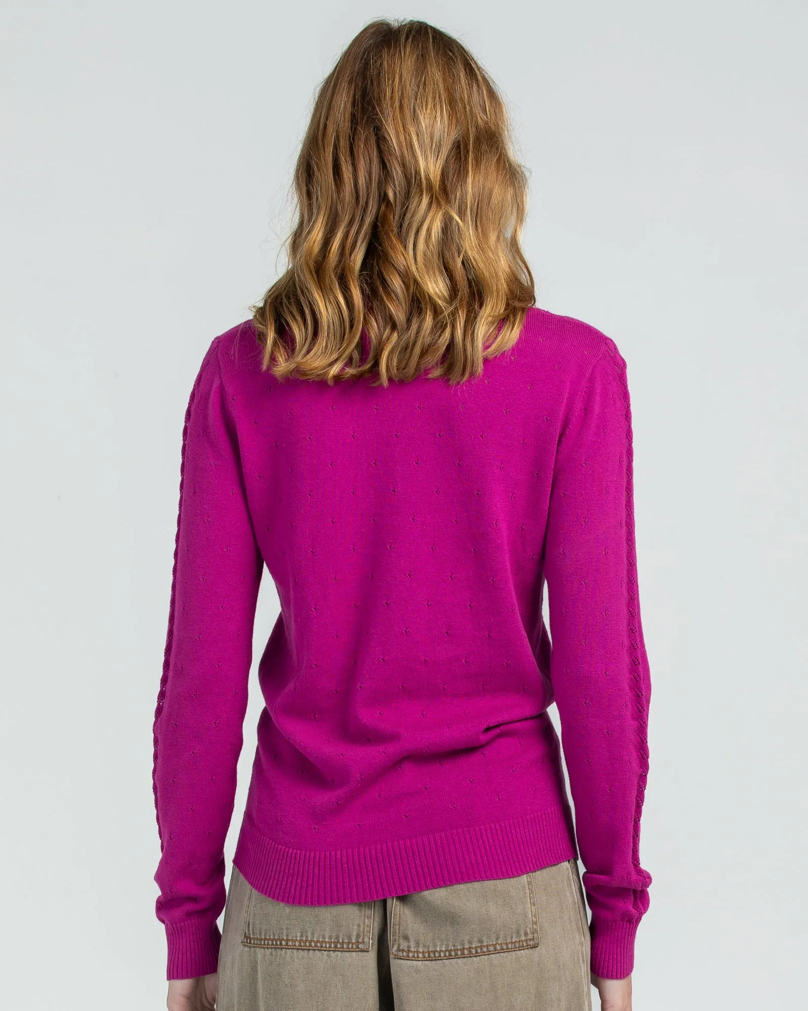 Lora Cardigan - Magenta