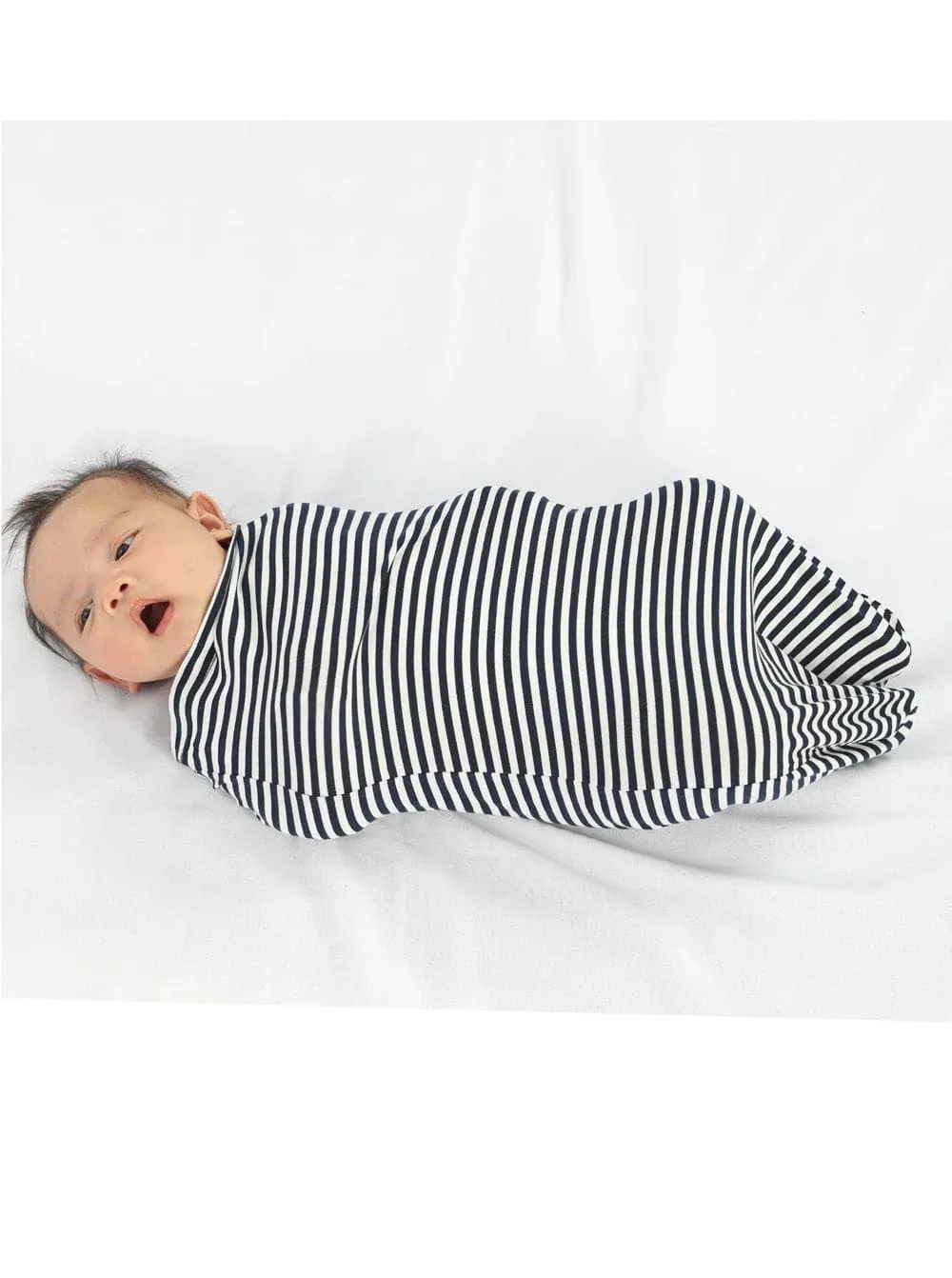 Mama Hospital Nightie Set-  Baby Wrap in Navy