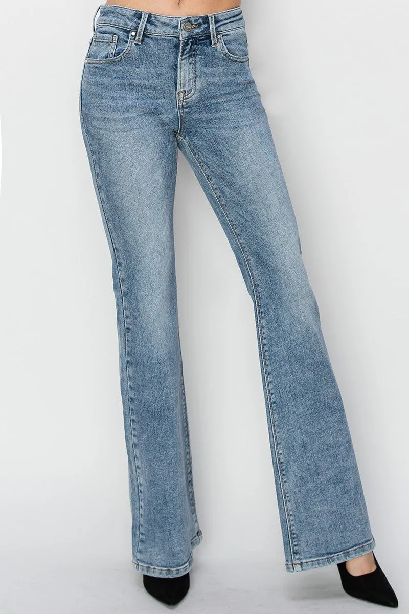 Mid Rise Flare Jeans RISEN