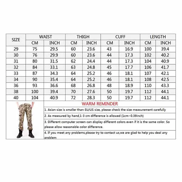 Military Camo High-grade Washed  Men's Pants