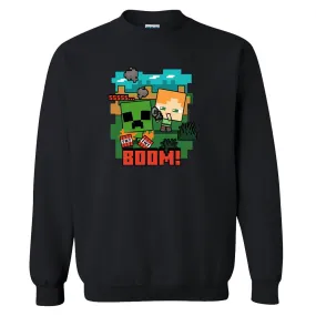 Minecraft BOOM Crewneck Sweatshirt