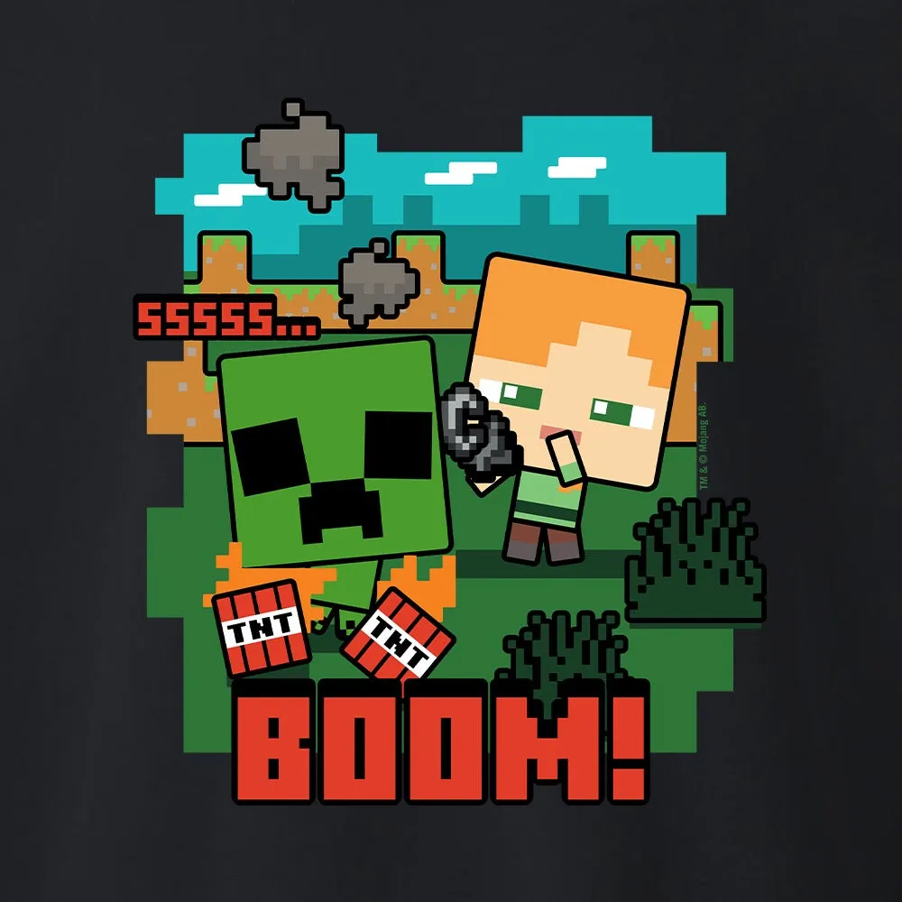 Minecraft BOOM Crewneck Sweatshirt