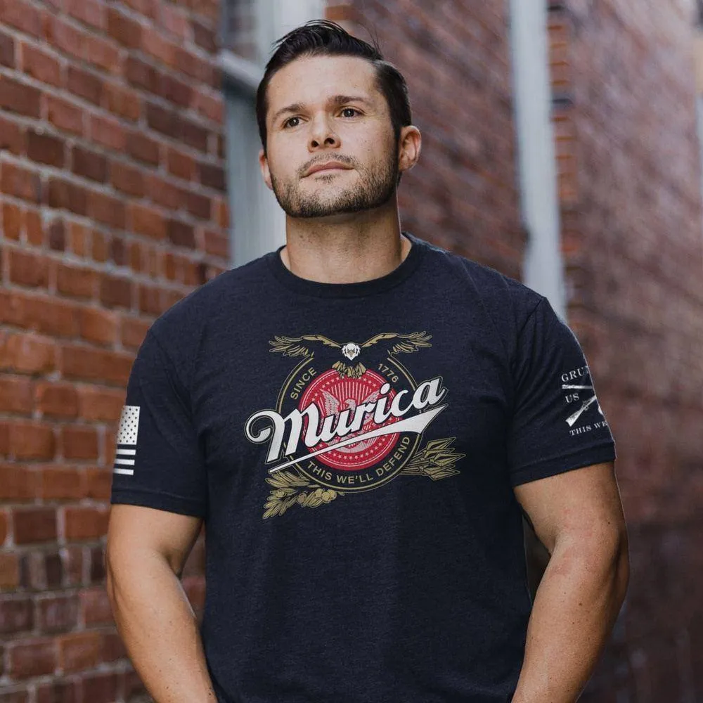 Murica Brewing T-Shirt - Midnight Navy